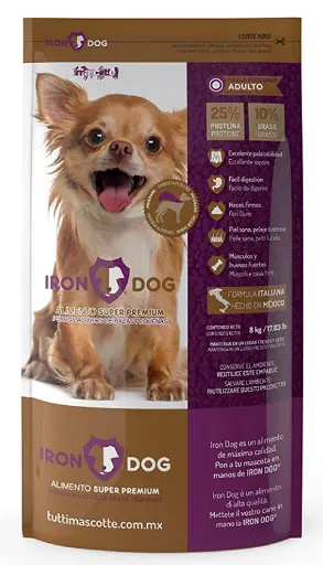 Iron Dog Adulto Razas Pequeñas 8 kg